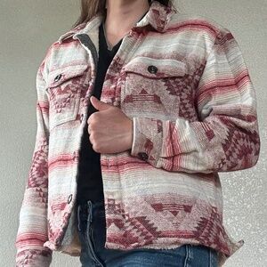 ROCK & ROLL DENIM WOMEN'S SOUTHWESTERN PRINT JACKET